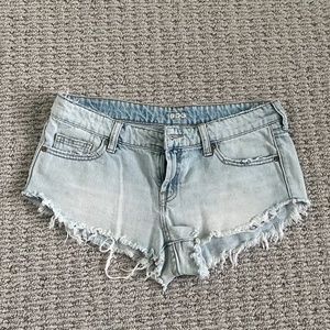 bdg denim shorts light